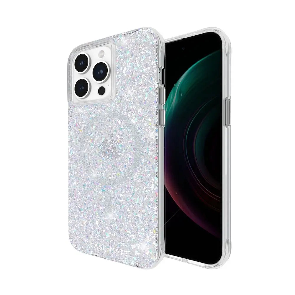 Funda Case Mate Twinkle con MagSafe para iPhone 15 Pro Max - Iridiscente