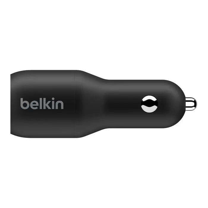 Cargador carro Belkin Dual USB-C 36W - Negro