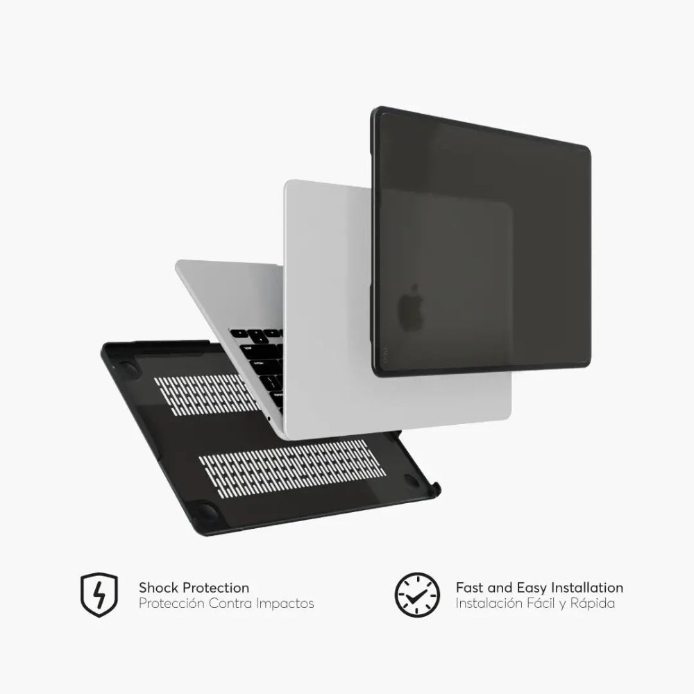 Hardcase NCO Shock para Macbook Air 13.6 (M2, M3, M4, M5) - Negro