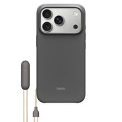 Case Beats para iPhone 17 Pro con soporte MagSafe y Control de Cámara - Gris Granito