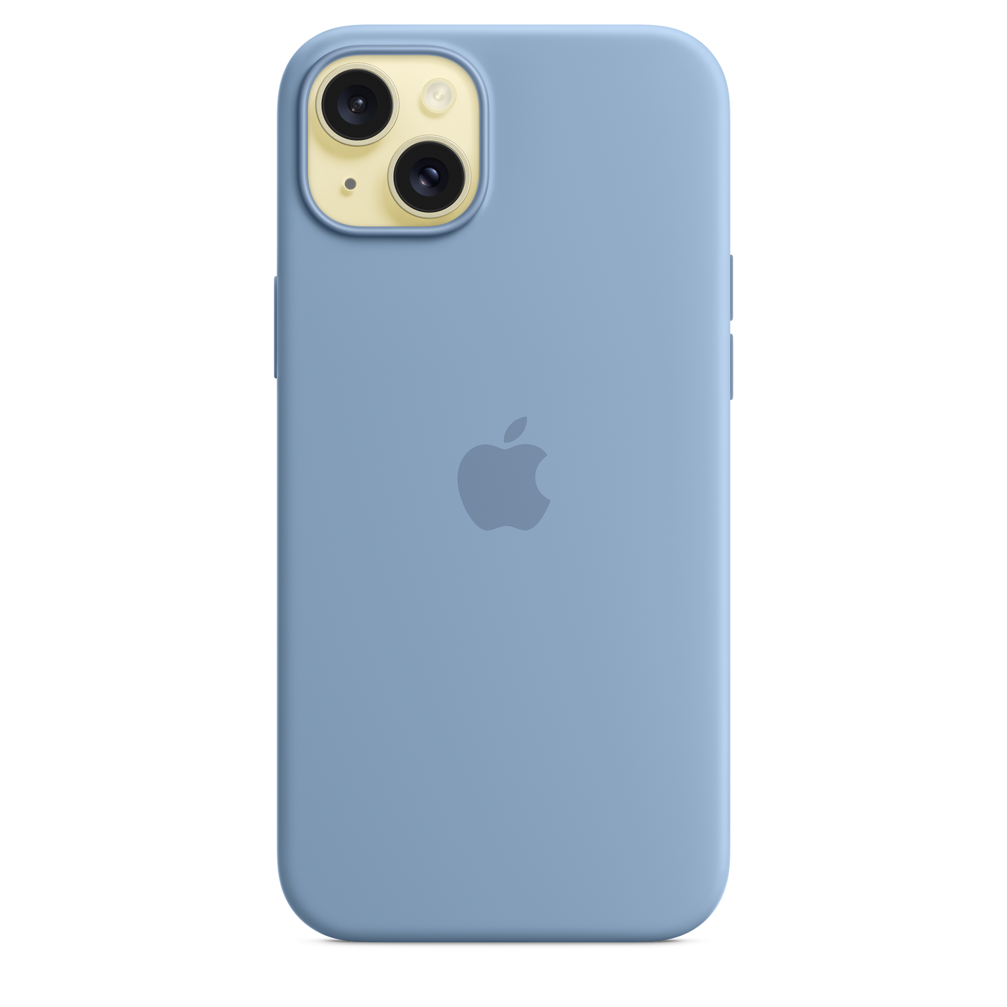 Funda de silicón con MagSafe para el iPhone 15 Plus - Azul invierno