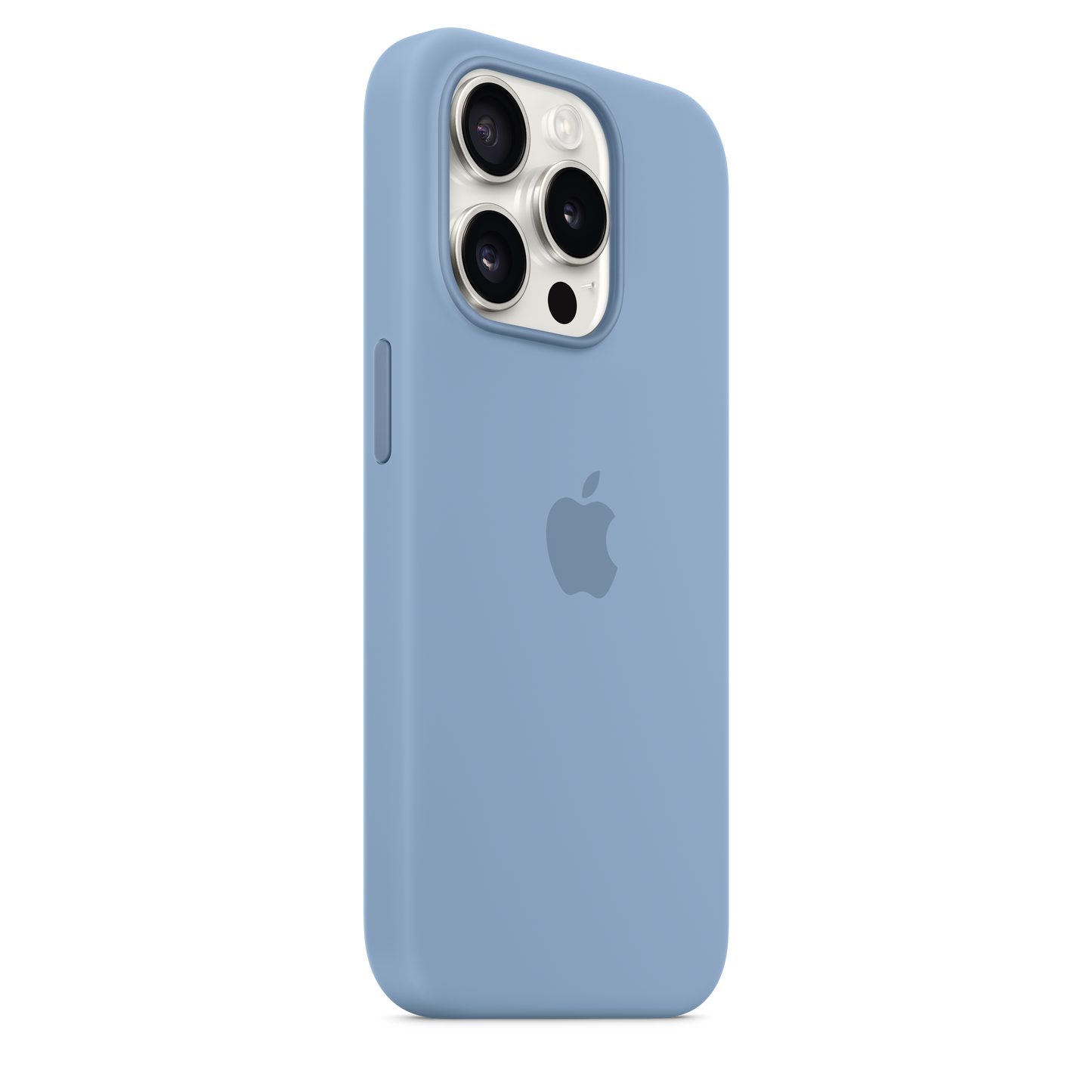 Funda de silicón con MagSafe para el iPhone 15 Pro - Azul invierno