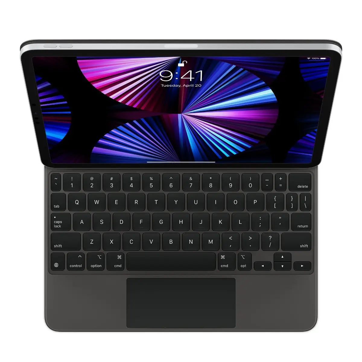 Teclado Apple Magic Keyboard iPad Pro de 11 (3 Gen) y Air (4 Gen) - Ingles - Negro