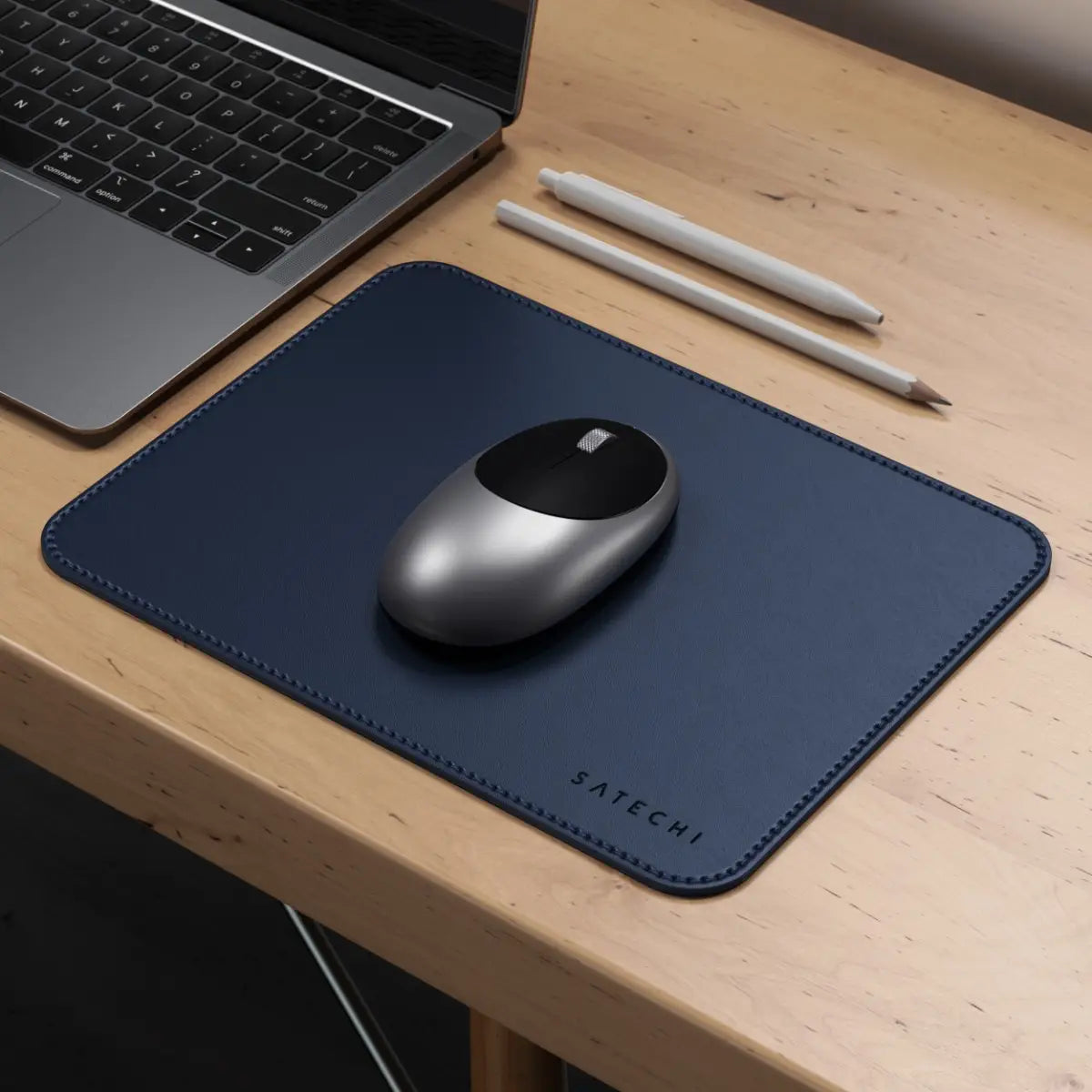 Mouse Pad Eco Cuero - Azul