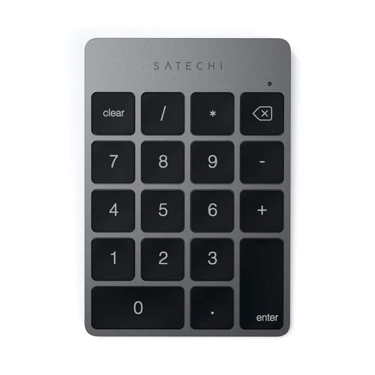 Teclado Satechi Slim Recargable de Aluminio Inalámbrico - Plata