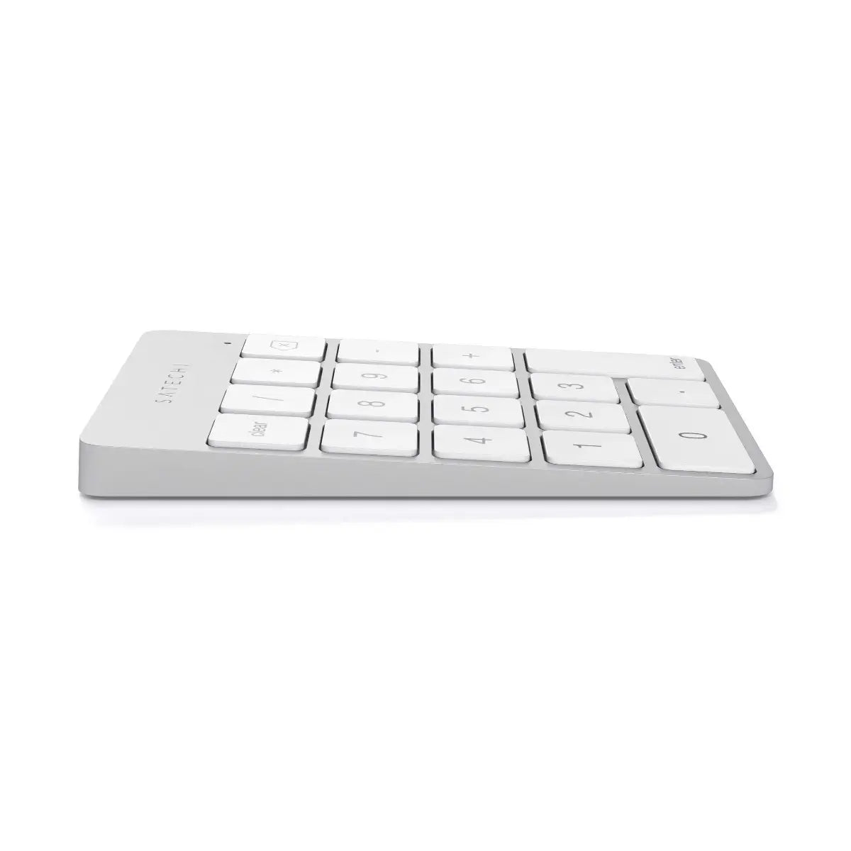 Teclado Numérico Satechi bluetooth recargable delgado de aluminio - Plata