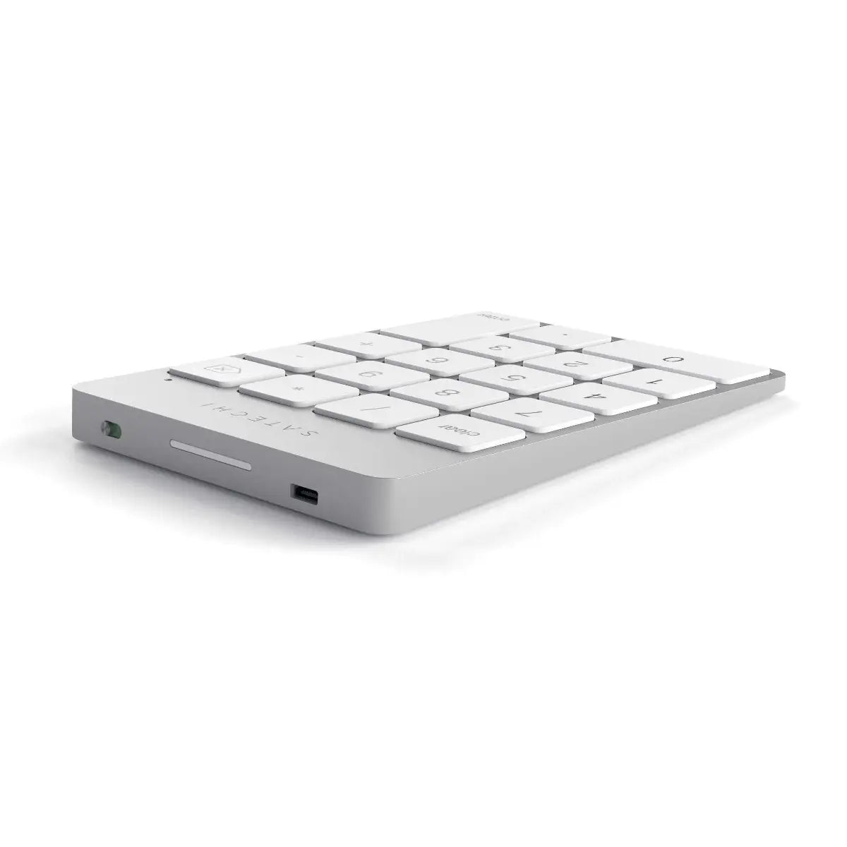 Teclado Numérico Satechi bluetooth recargable delgado de aluminio - Plata