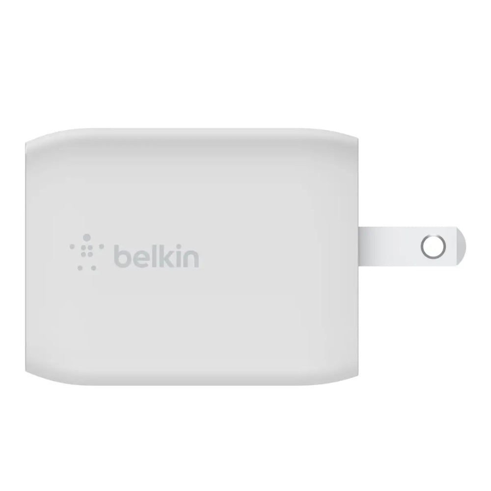 Cargador de Pared Inteligente Belkin Dual USB-C 65W - Blanco