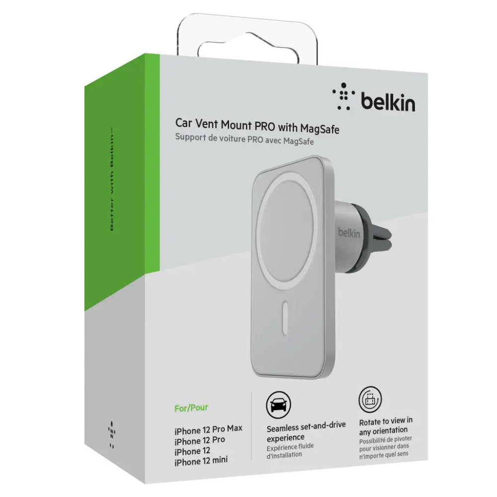 Sujetador para Vehículo MagSafe Pro Belkin - Blanco